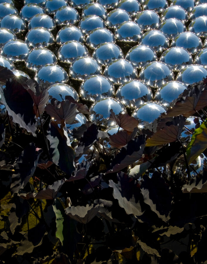 ayoi Kusama, Narcissus Garden, 1996/2009, [detalhe]. Foto: Pedro Motta