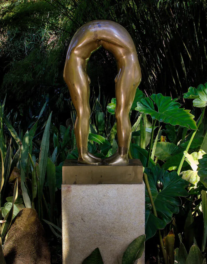 Edgard de Souza, Sem título, 2001, bronze, 42x83x36. Foto Daniel Mansur