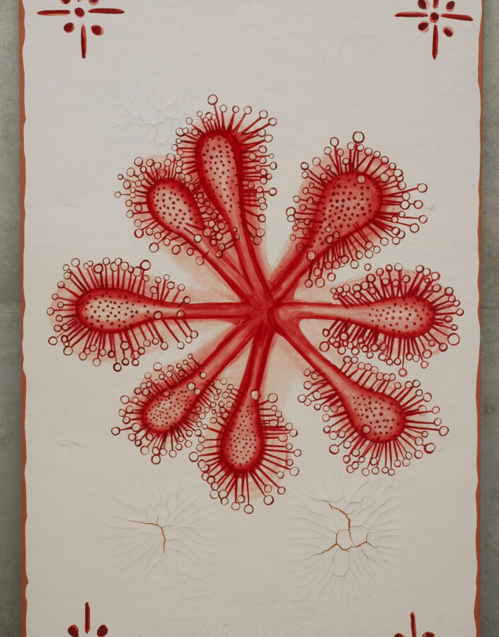 Adriana Varejão, Carnívoras, 2008, [detalhe], óleo e gesso sobre tela, dimensões variáveis. Foto: Vicente de Mello