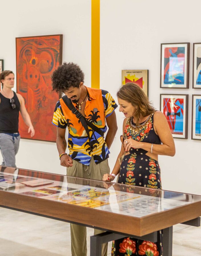 A Galeria Mata exibe o Terceiro Ato da Mostra Abdias Nascimento e o Museu de Arte Negra. Foto: Patrick Arley