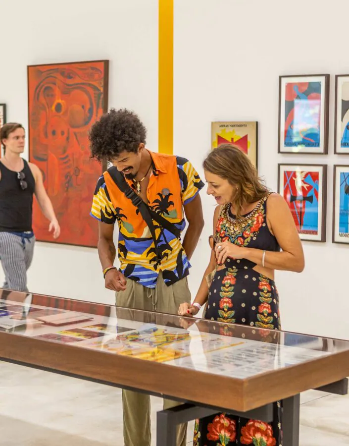 A Galeria Mata exibe o Terceiro Ato da Mostra Abdias Nascimento e o Museu de Arte Negra. Foto: Patrick Arley