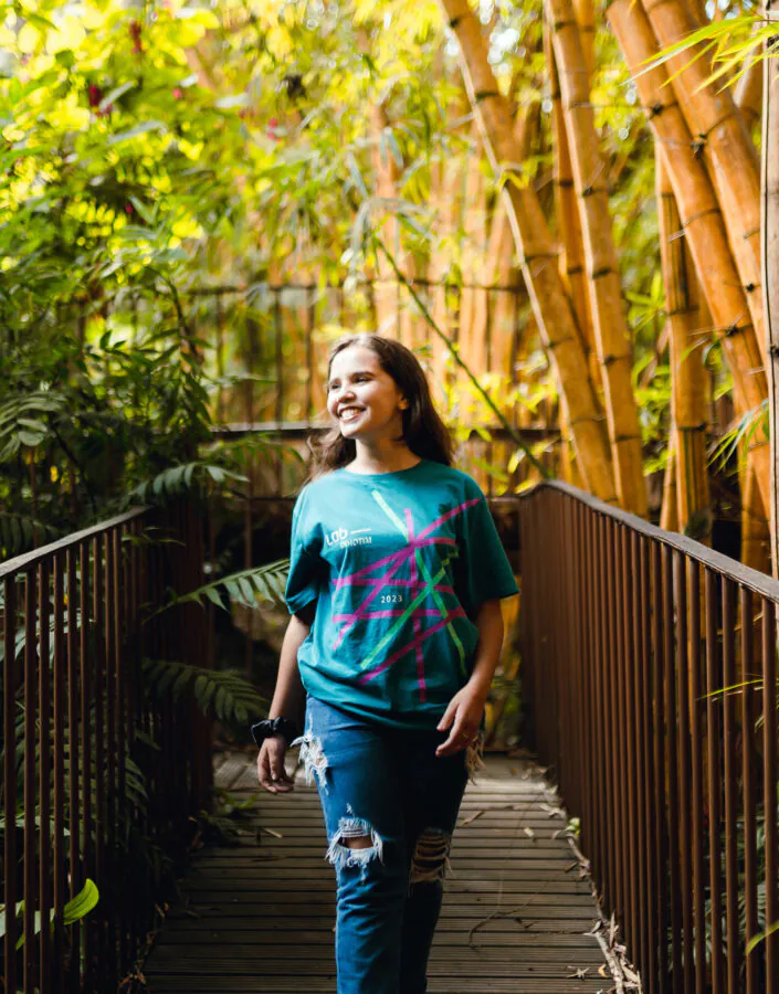 Estudante do Lab Inhotim, um dos projetos educativos com estudantes da região. Foto: Carol Evangelista