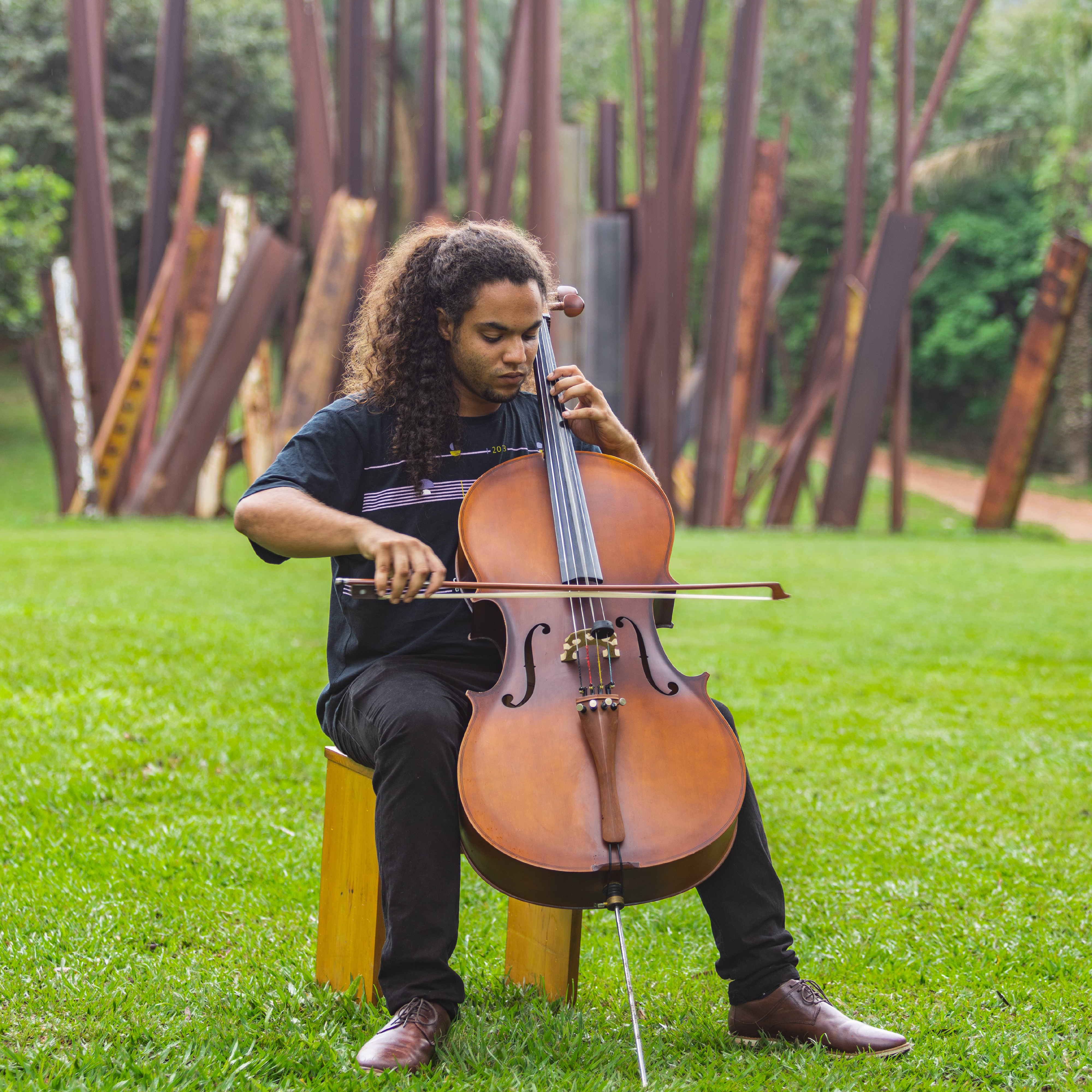 Rotas Musicais 2024: Inhotim Orchestra and Inhotim Quartet perform throughout the year. Photo: Brendon Campos