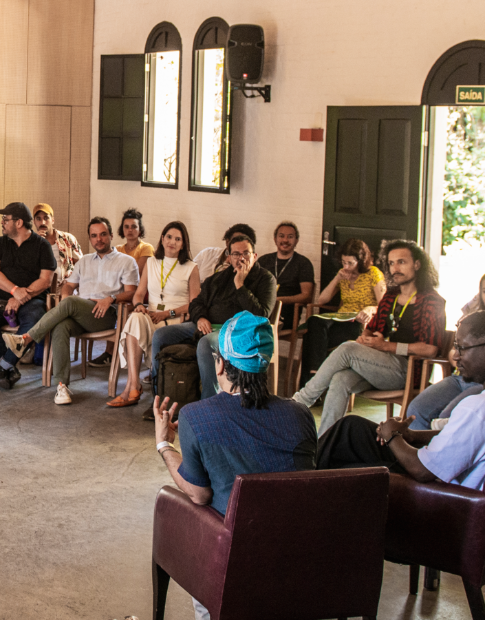 Na edição de agosto do Encontros com Inhotim, lideranças comunitárias refletem sobre os aspectos culturais locais. Foto: Daniela Paoliello