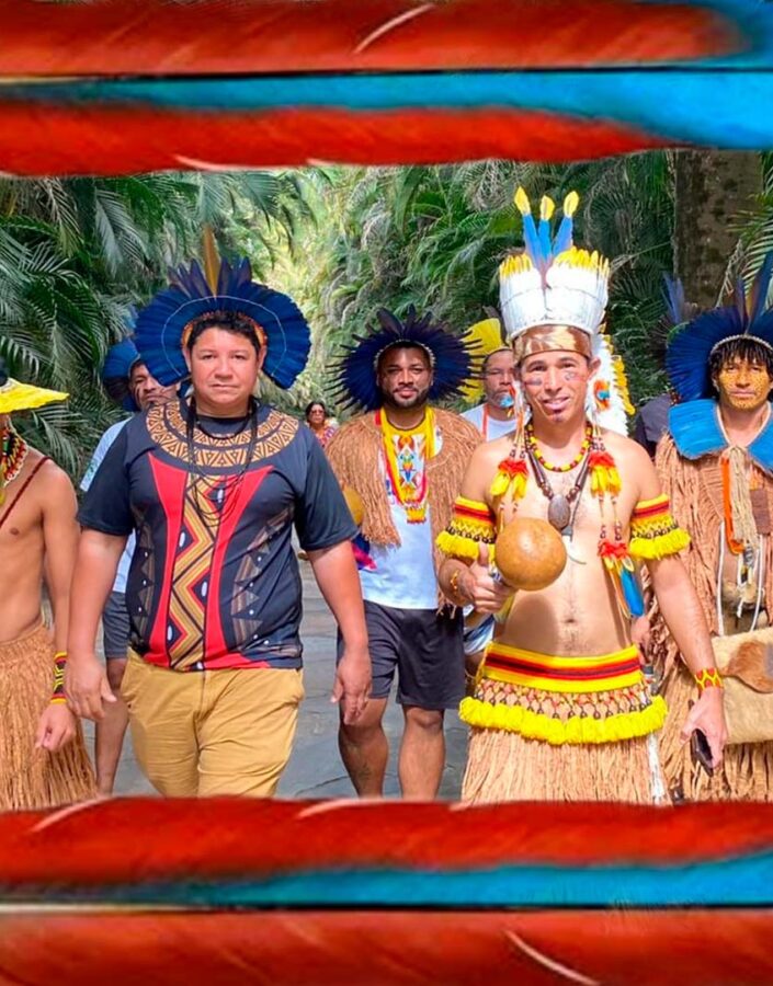 Na edição de setembro do Encontros com Inhotim, teremos um dia de reflexão com etnias indígenas que estão em Brumadinho. Foto: Samuel Patoxo. 