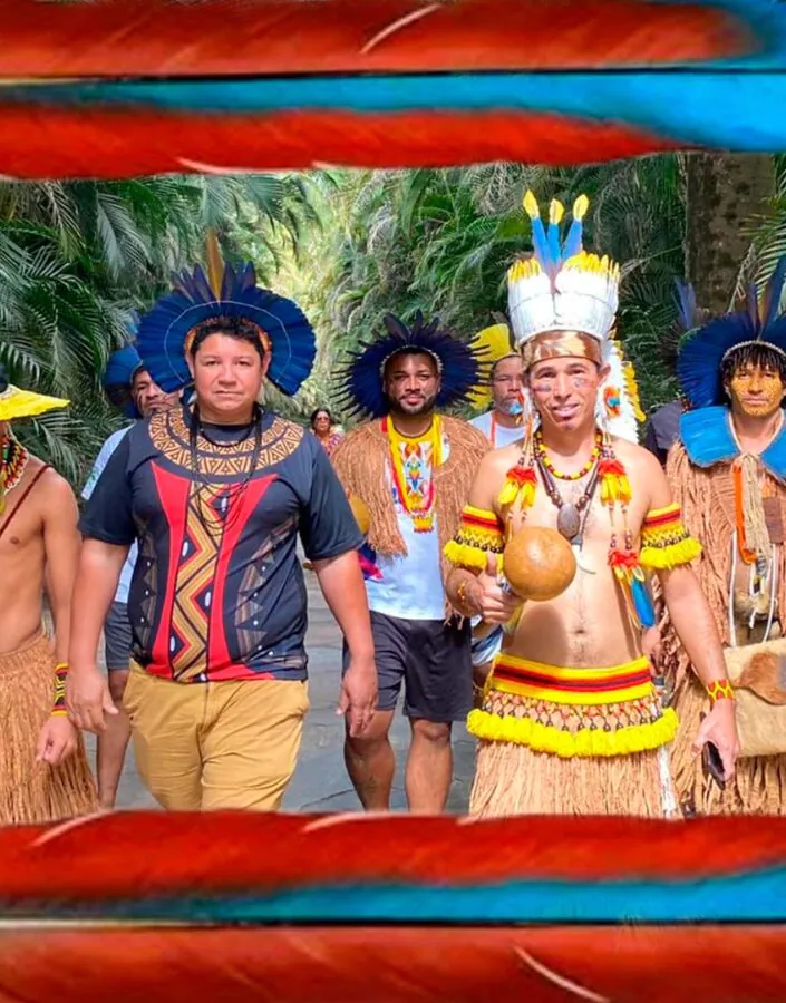 Na edição de setembro do Encontros com Inhotim, teremos um dia de reflexão com etnias indígenas que estão em Brumadinho. Foto: Samuel Patoxo. 
