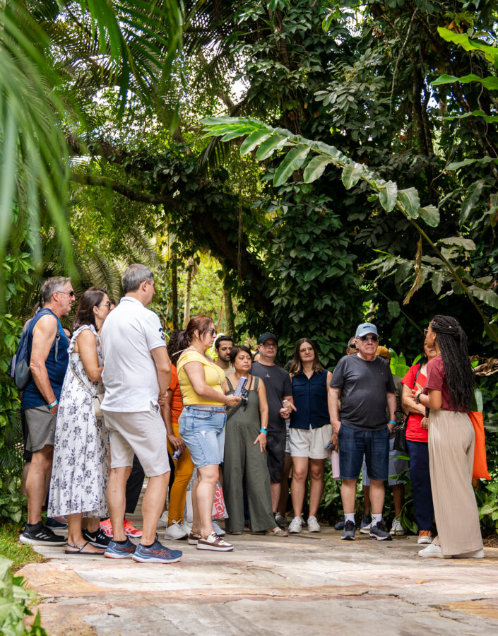 Participe das visitas temáticas do Inhotim. Elas são gratuitas para visitantes e destinadas a pessoas de todas as idades. Foto:  Brendon Campos