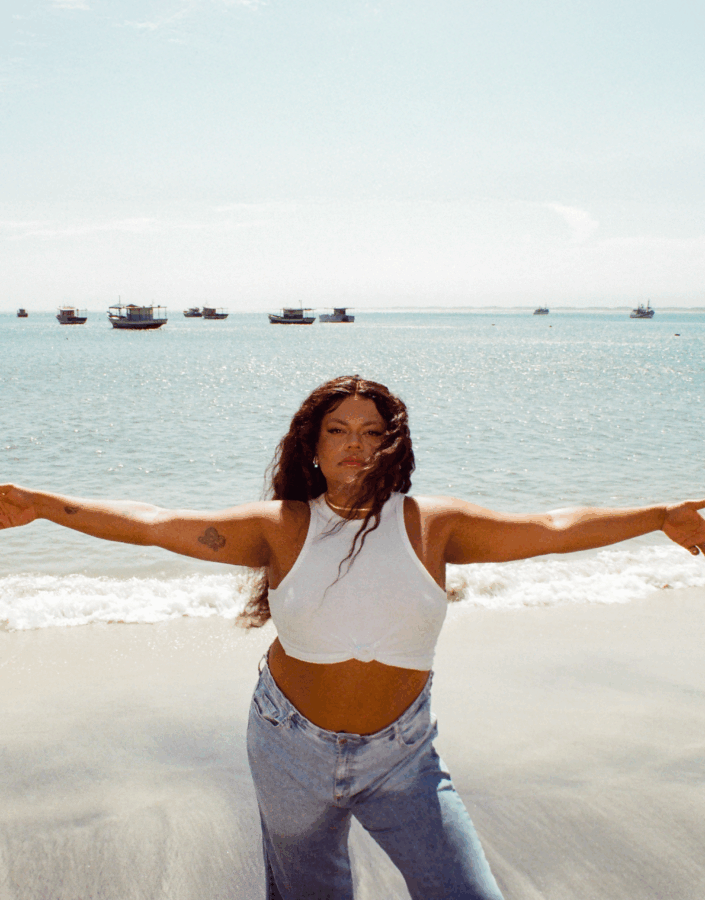 Um dia de reflexão com Rosana Paulino, de São Paulo, e a baiana Ventura Profana.  Foto: Fê Ávila