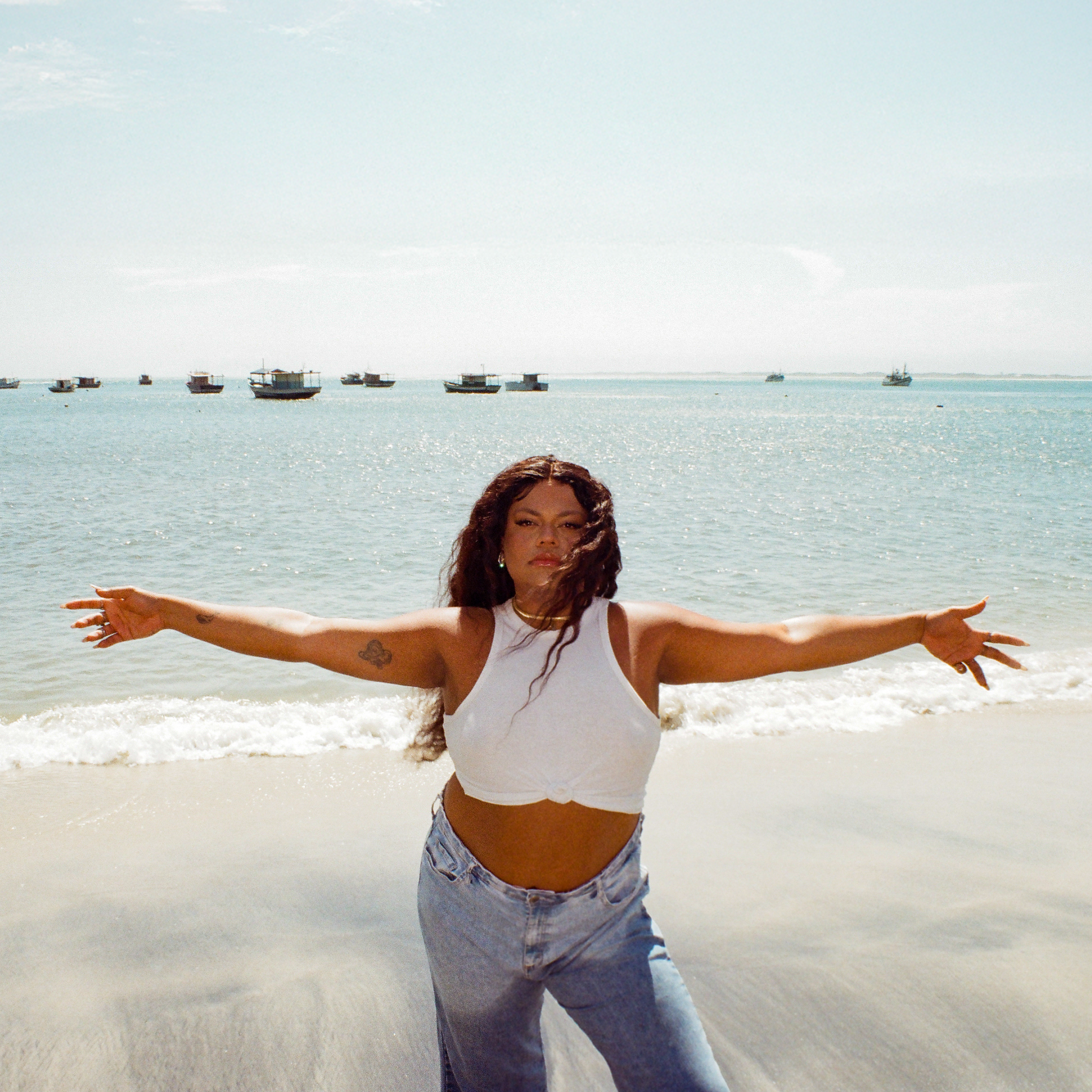 Um dia de reflexão com Rosana Paulino, de São Paulo, e a baiana Ventura Profana.  Foto: Fê Ávila