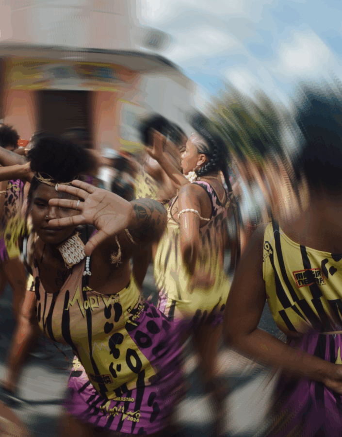 Um dia de reflexão com a nutricionista Neide Rigo e o Bloco Afro Magia Negra. Foto: Aziza Eduarda