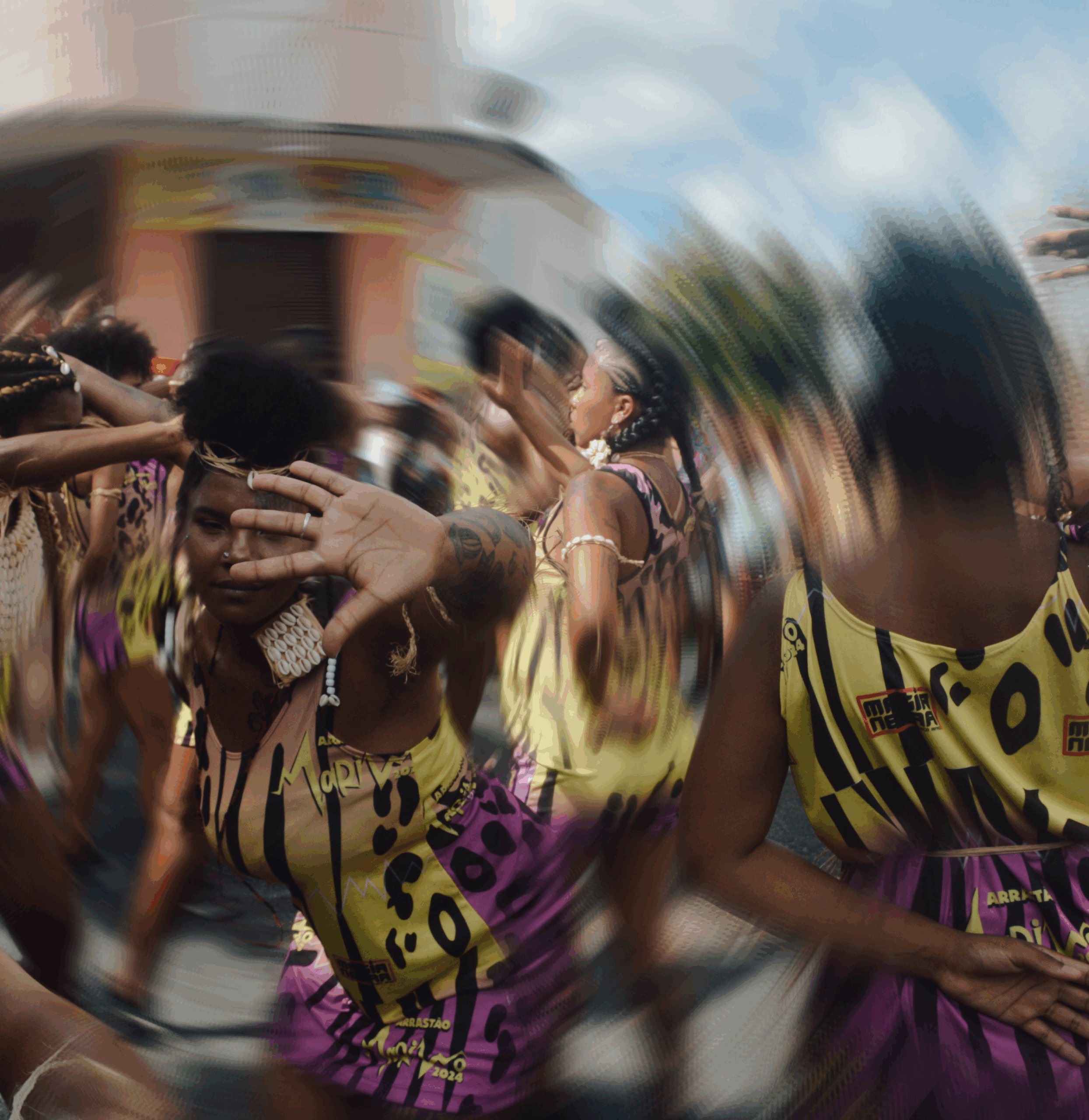 Um dia de reflexão com a nutricionista Neide Rigo e o Bloco Afro Magia Negra. Foto: Aziza Eduarda